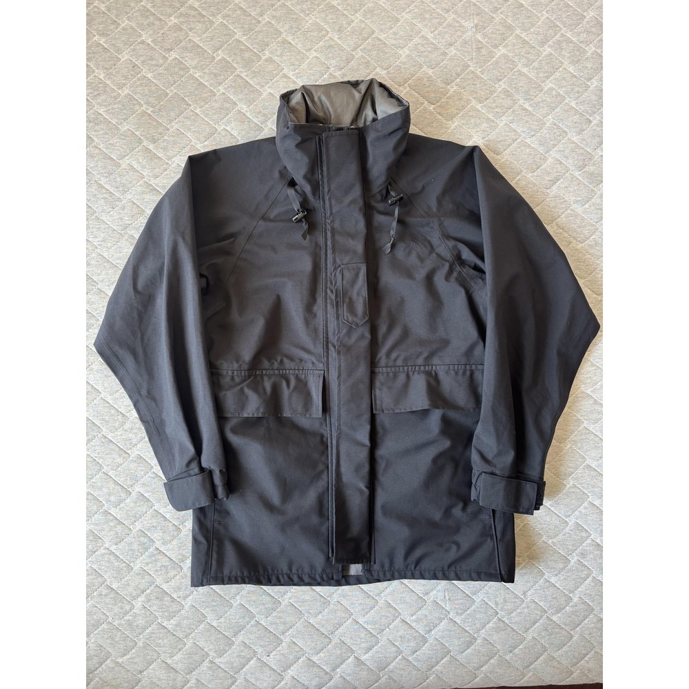 Aurora Industries Parka Jacket Mens XS X-Short Black Cold Weather Hooded Army